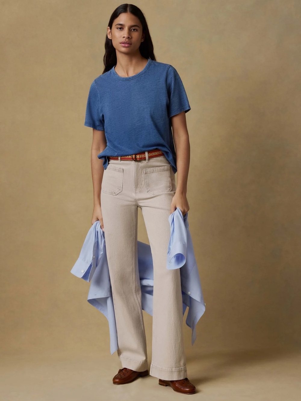 Faherty Sunwashed Regenerative Short Sleeve Tee - Picture 9 of 16